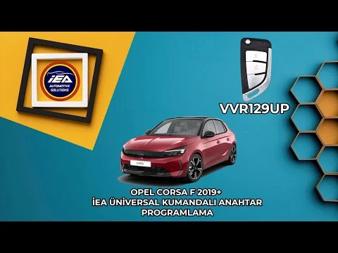 Opel Corsa F kumandalı anahtar programlama videosu
